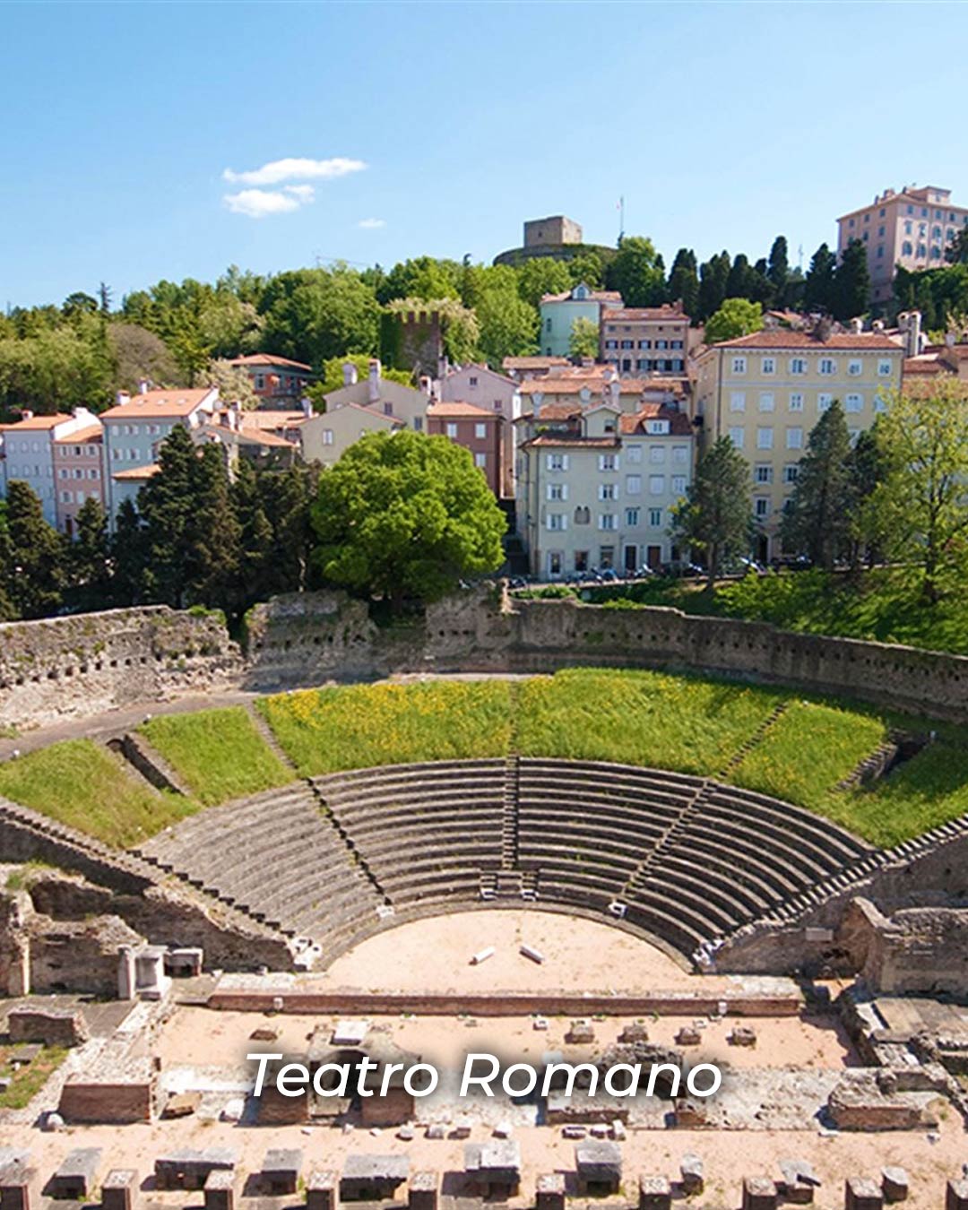Teatro Romano, ancient Roman theatre in Trieste, Italy